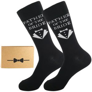 BUENWAZ Father of the Bride Wedding Socks